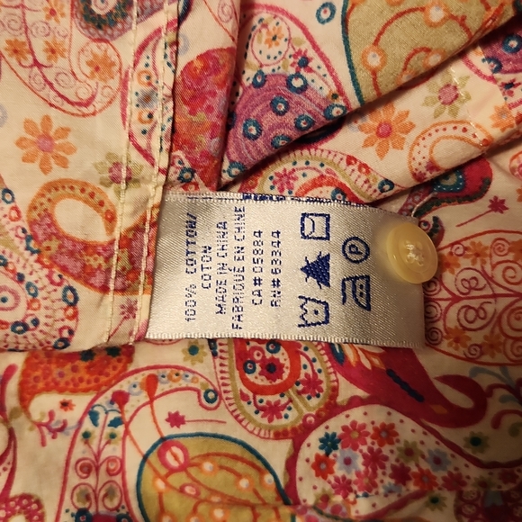 Liberty fabric TABI shirt - Picture 5 of 10
